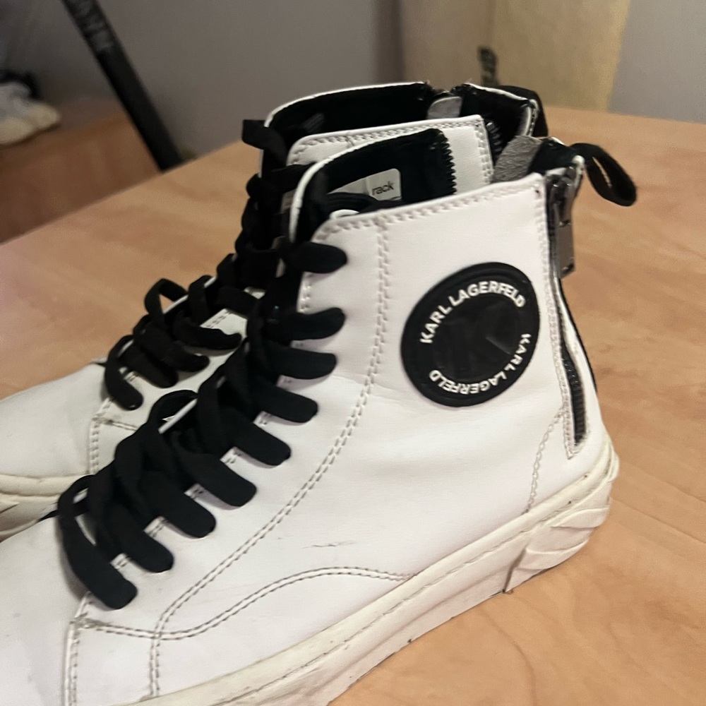 Karl Largerfield White Shoes
